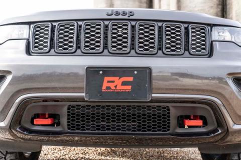 Forged Tow Hooks 15-19 Grand Cherokee WK2 Red Rough Country