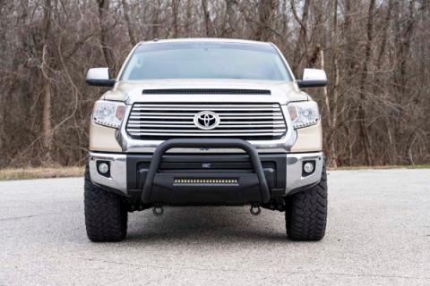 Toyota Tow Hook to Shackle Conversion Kit w/Bull Bar Support 07-20 Tundra Rough Country