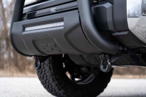 Toyota Tow Hook to Shackle Conversion Kit w/Bull Bar Support &amp; Standard D-Rings 07-20 Tundra Rough Country