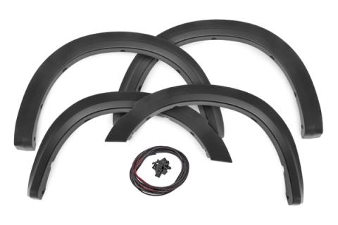 Fender Flares Sport PAF Silver Metal Bumper Ram 1500 2WD/4WD (2009-2018 &amp; Classic) Rough Country