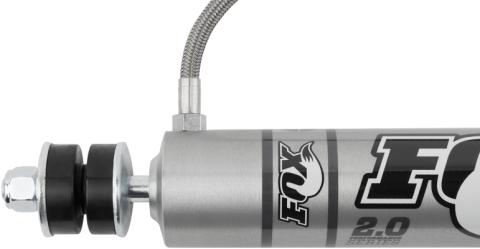 Shock Absorber 83-95 Defender &amp; 94-98 Discovery I: Land Rover Front Performance Series Remote Reservoir 8.6 Inch 0-1 Inch Lift Cd Adjuster FOX