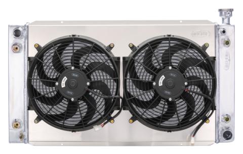 88-98 GM 1500 Truck W/EOC Dual 14 Inch Fan Kit Cold Case Radiators