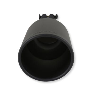 Exhaust Tip Exhaust Tip 4.5 Inch Black Angle Cut Fits 3.0 Inch Tubing, 11.00-In Long Clamp On Flowmaster