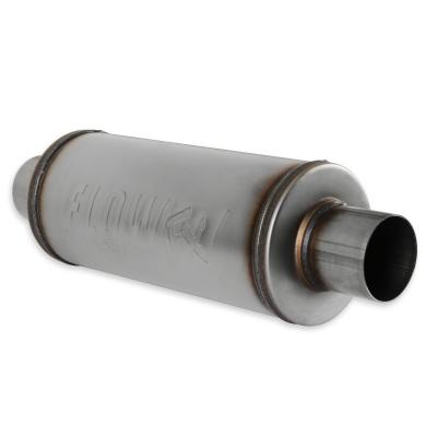Flow Fx Muffler Flow Fx Muffler 3.0 In/Out 6-Inch Round Body Moderate Sound Stainless Steel Flowmaster