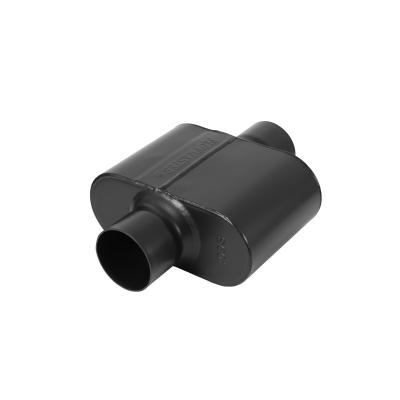 Super 10 Series Chambered Muffler Super 10 Series Stainless Steel- 3.00 Center In 3.00 Center Out Aggressive Sound Flowmaster