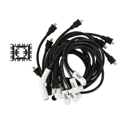 Spark Plug Wire Set Chrysler / Dodge / Plymouth Except Hemi Custom Fit Extreme Heat Ceramic Boot Spark Plug Wire Set Big Block Chrysler 361-440 With 45 Degree Boots ACCEL