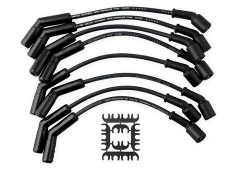 Spark Plug Wire Set Extreme 9000 Black Ceramic-Chevy/Gm 01-04-3/4 &amp; 1 Ton 8.1L This Custom Fit Extreme Heat Black Ceramic Boot Spark Plug Wire Set Fits Chevy / GM 2001-2004 3/4 &amp; 1 Ton 8.1L ACCEL