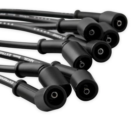 Spark Plug Wire Set Extreme 9000 Black Ceramic-Chevy/Gm 01-04-3/4 &amp; 1 Ton 8.1L This Custom Fit Extreme Heat Black Ceramic Boot Spark Plug Wire Set Fits Chevy / GM 2001-2004 3/4 &amp; 1 Ton 8.1L ACCEL