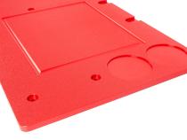 19-23 Jeep Gladiator Overland Tailgate Table Divided Cutting Board Red All Pro Off Road