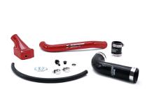 2001-2005 Chevrolet / GMC Billet Forward Facing Thermostat Housing Kit Flag Red