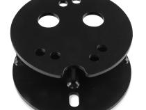 1987-2018 Jeep Wrangler YJ TJ JK Spare Tire Carrier Spacer Black Powdercoat Steel Anvil Off-Road