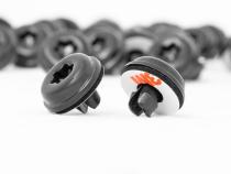 Black Rivet Kit for Rough Country Fender Flares Set of 44 Includes 3M Tape and Foam Pad Rough Country