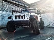 Jeep Front Bumper Caps 07-18 Wrangler JK Rough Country