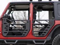 Jeep Front &amp;amp; Rear Steel Tube Doors 07-18 Wrangler JK Rough Country