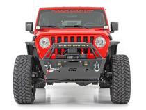Jeep Stubby Front Trail Bumper 18-20 Wrangler JL and 20-Present Gladiator JT Rough Country