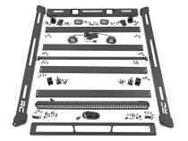 Jeep Roof Rack System w/Black-Series LED Lights 07-18 Wrangler JK Rough Country