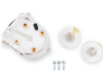 Distributor Cap And Rotor Kit Clear Includes 1 Cap/2 Rotors For Use W/Tec Distributors Honda, Each ACCEL