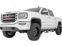 SR2 Adjustable Aluminum Steps Crew Cab 07-18 Chevy/GMC 1500/2500HD/3500HD Rough Country
