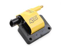 Ignition Coil- Supercoil- Dodge/Jeep/Plymouth/Chrysler Remote-Yellow-Individual This Supercoil Ignition Coil Fits Dodge Magnum Truck / Jeep 1990-2002 ACCEL
