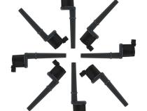 Direct Ignition Coil Kit Supercoil Ford 4 Valve Modular Engine 4.6/5.4L Black 8 Pack Of 140034K Each ACCEL
