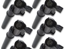 Direct Ignition Coil Kit Supercoil Ford 4 Valve Modular Engine 4.6/5.4L Black 8 Pack Of 140034K Each ACCEL