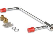 Chrome Steel Hard Line Comes With Stainless Steel Fuel Filters, Inlet Adapters, Inlet Gaskets, And Fuel-Pressure Gauge Port Demon Fuel Systems