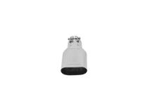 Exhaust Tip Exhaust Tip 4.25 X 2.25 Inch Oval Polished SS Fits 2.50 Inch Tubing Clamp On Flowmaster
