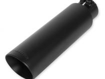 Exhaust Tip Exhaust Tip 3.5 Inch Black Angle Cut Fits 2.5 Inch Tubing- Clamp On Flowmaster