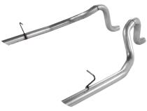 Pre-Bent Tailpipes Fits 1986-1993 Ford Mustang Lx 5.0L &amp;amp; 1986 Mustang Gt 5.0L Engines Flowmaster
