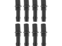 High Performance Ignition Coil Boots 2004-2008.5 Ford 3-Valve- 8-Pack Black Ford Modular 3 Valve Motor 2004-2008.5 (Replaces Black Boot Only) ACCEL