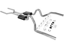 American Thunder Crossmember-Back Exhaust System Fits 1968-1972 GM A-Body, 3.00 Inch Aluminized Steel - Flowmaster