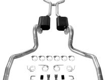 American Thunder Crossmember-Back Exhaust System Fits 1968-1972 GM A-Body, 3.00 Inch Aluminized Steel - Flowmaster