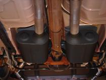 American Thunder Cat-Back Exhaust System 1999-2004 Ford Mustang Gt, Mach1 And Bullitt Models With 4.6L Sohc Engine Moderate Sound Flowmaster