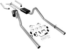 American Thunder Crossmember-Back Exhaust System 1968-1970 Mopar B-Body With V8 Engine, 3.0 Inch Aggressive Sound Flowmaster