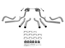 American Thunder Crossmember-Back Exhaust System Fits 1967-1972 Chevrolet/Gmc C10, C15 1/2 Ton Trucks With V8 Engine Aggressive To Moderate Sound Flowmaster