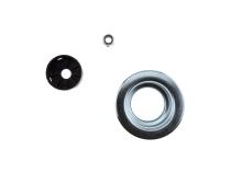 Suspension Shock Absorber Twintube Rear BMW 745i 2005-2002 745Li 2005-2002 750i 2008-2006 750Li 2008-2006 Eye 22mm Stem Black Paint B4 OE Replacement Bilstein