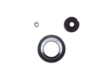 Suspension Shock Absorber Twintube Rear BMW 645Ci 2005-2004 650i 2010-2006 Eye 15.8mm Stem Black Paint B4 OE Replacement Bilstein