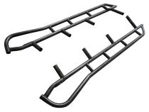 Toyota Pickup Rock Sliders 60.0 Inch Black Powdercoat without Fill Plates 84-95 Toyota Pickup Standard Cab All Pro Off Road