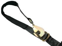 Ratcheting Axle Strap 2 inchx10 Foot 10k LB BS Black Bulldog Winch