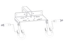 ATV/UTV Winch Receiver Mount 1 1/4 X 1 1/4 Inch Bulldog Winch