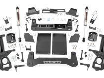 6.0 Inch Suspension Lift Kit Strut Spacers and V2 Diesel 19-20 Chevy 1500 PU 4WD/2WD Rough Country