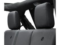 Jeep Wrangler Seat Covers For Jeep 2007, 2013-2018 Wrangler JK 4 Door Rear Premium Vinyl Fabric Black Diamond Bestop