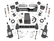 6.0 Inch GM Suspension Lift Kit w/ V2 Shocks 01-10 2500HD 4WD Rough Country