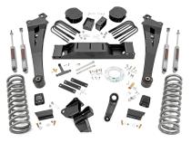 5.0 Inch Dodge Radius Arm Suspension Lift Kit (2020 Ram 3500 4WD Diesel, Air Ride, Dual Rear Wheels) Rough Country