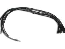 Spark Plug Wire Set- 8MM Black Wire With Black Straight Boots 4040K, Spark Plug Wires, Super Stock, Spiral Core, 8Mm, Black, Set ACCEL