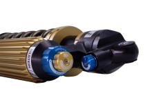 Suspension Shock Absorber and Coil Spring Assembly Monotube Front Right Can-Am Maverick X3 RS Turbo R Type III Hard Anodized Black Hawk Powersports Bilstein