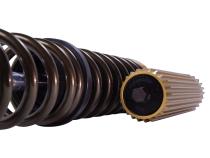 Suspension Shock Absorber and Coil Spring Assembly Monotube Front Right Can-Am Maverick X3 RS Turbo R Type III Hard Anodized Black Hawk Powersports Bilstein