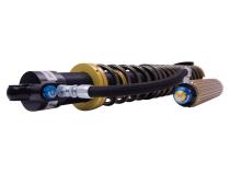 Suspension Shock Absorber and Coil Spring Assembly Monotube Rear Right Can-Am Maverick X3 Max RS Turbo R Type III Hard Anodized Black Hawk Powersports Bilstein