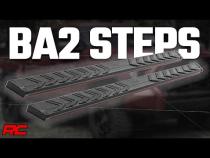 BA2 Running Boards Side Step Bars 4-Door Ford Bronco 21-Up Rough Country