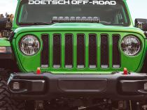 18-Pres Jeep Wrangler JL Cowl Mount Fits 2 D-Series Pro RIGID Industries